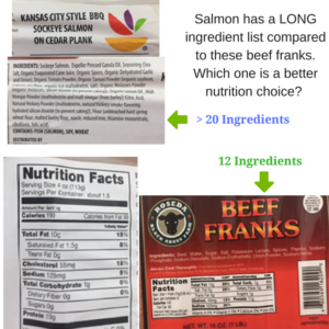 Simple ingredient lists