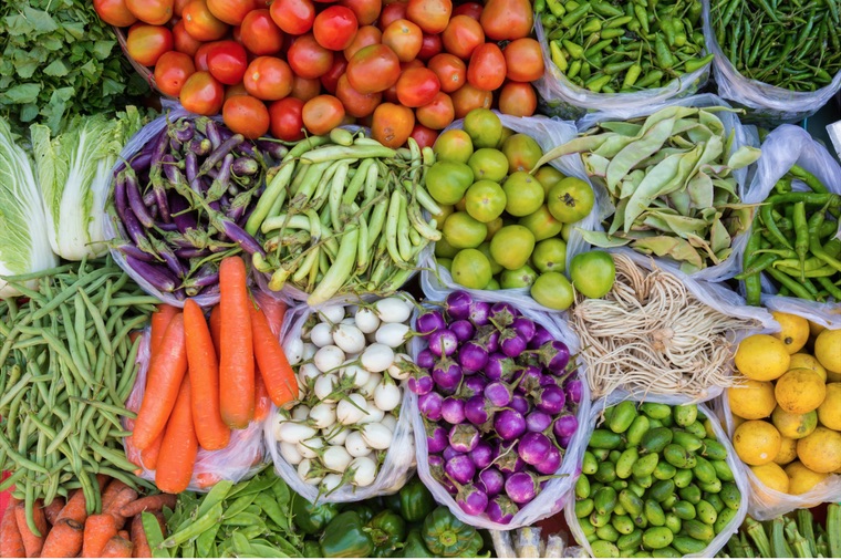 Clean eating, Fruits and vegetables